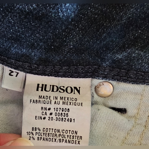Women's Hudson Collin Flap Skinny Jeans, Size 27 - Picture 14 of 14